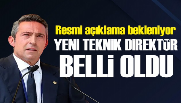 Fenerbahçe'de yeni teknik direktör belli oldu: Resmi açıklama bekleniyor