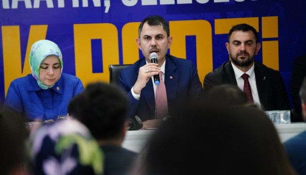 Bakan Kurum gençlerin çay davetine katıldı