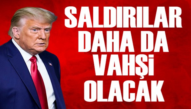 Trump'dan İran'a ağır tehdit: Geriye hiçbir şey kalmayacak!