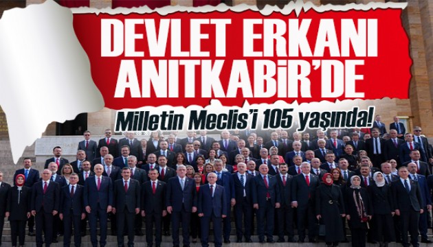 Devlet erkanı Anıtkabir'de! Numan Kurtulmuş: Hedefimiz milletimizin refahını artırmak