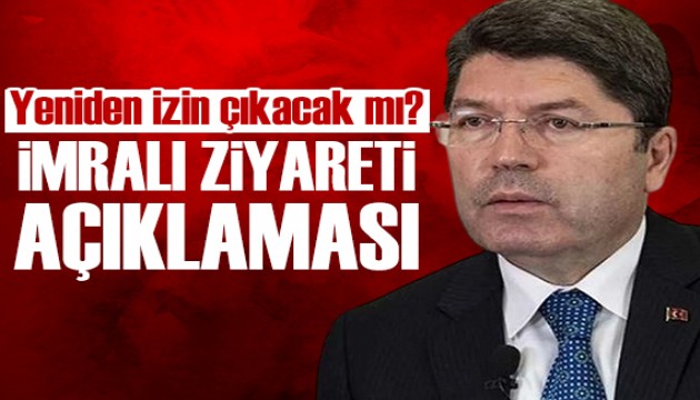 Bakan Tunç'tan 3. İmralı ziyareti için açıklama