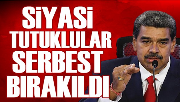 Siyasi tutuklular serbest bırakıldı