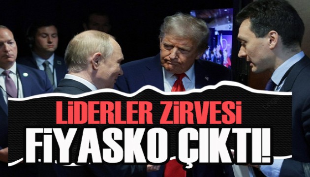 Trump ve Putin Alaska'da buluştu: Zirve fiyasko çıktı!