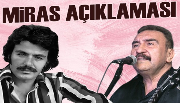 Usta müzisyenden miras açıklaması