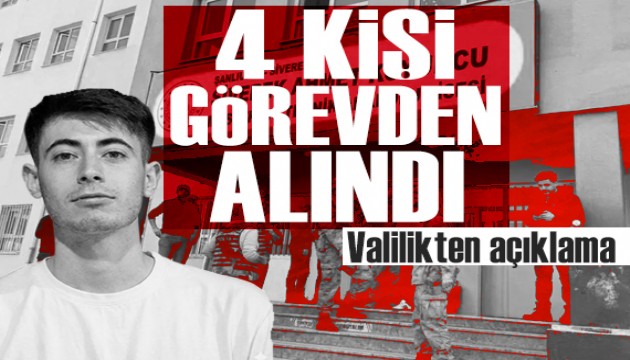 Şanlıurfa'da liseye saldırı: 4 kişi görevden alındı