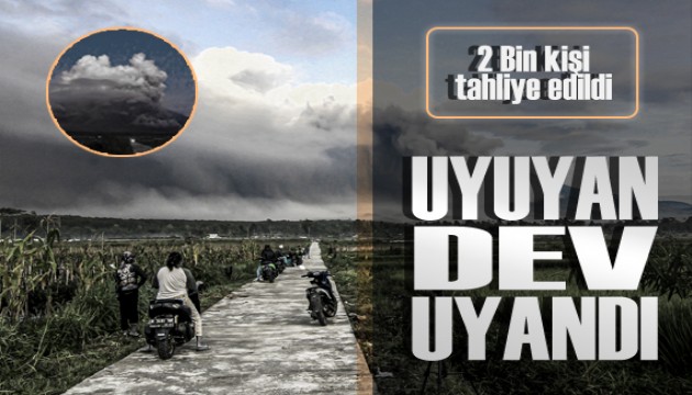 Endonezya'da Semeru paniği: 2 Bin kişi tahliye edildi!