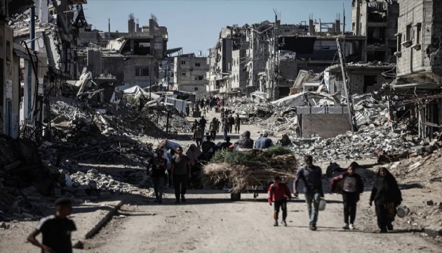 Gazze'deki yıkımın boyutu görüntülendi