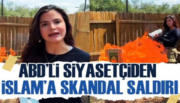 ABD'de İslam'a skandal saldırı! Alev makinesiyle Kur'an-ı Kerim yaktı