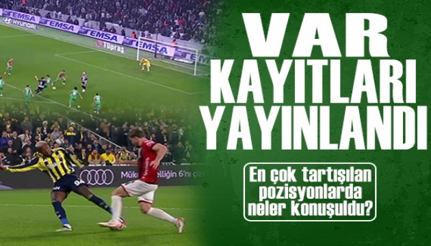 Süper Lig 21. hafta VAR kayıtları yayınlandı