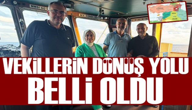 İsrail'in alıkoyduğu 3 vekilin dönüş yolu belli oldu