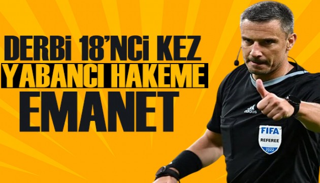 Vincic Süper Lig'de görev alan 136'ncı yabancı hakem