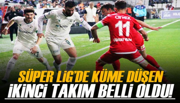 Ümraniyespor'un ardından Giresunspor da Süper Lig'e veda etti!