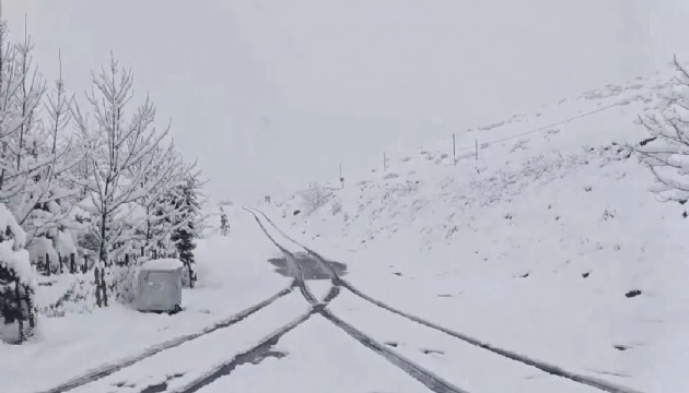 Mayıs ayında kar yağdı