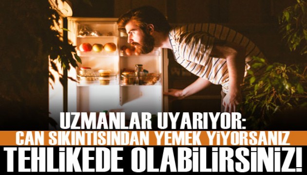 Uzmanlar uyarıyor: Can sıkıntısıyla atıştırmak, metabolizma dengesini bozabilir!