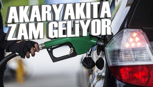 Benzine zam geliyor!