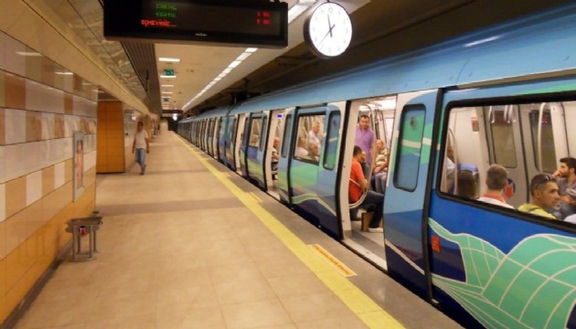 Metroda intihar girişimi!