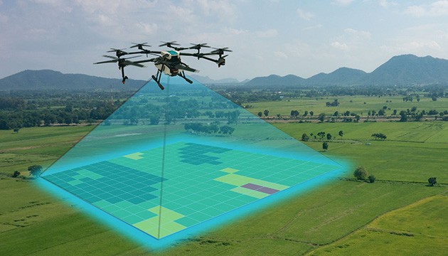 Yerli drona harita görevi