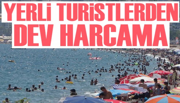 Yerli turistten dev harcama