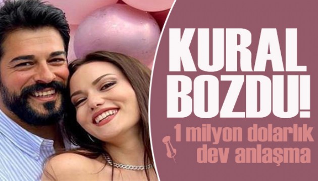 Fahriye Evcen'den 1 milyon dolarlık sürpriz anlaşma!