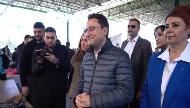 Babacan'dan pazar ziyareti! Vaziyet bu