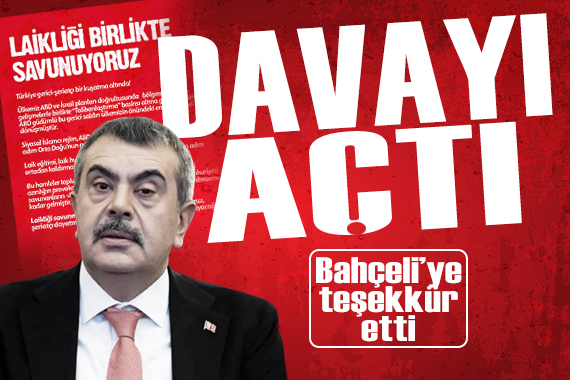Bakan Tekin davayı açtığını açıkladı