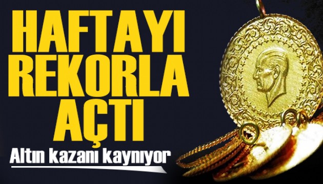 Altın haftayı rekorla açtı! Altın fiyatları ne kadar oldu? İşte gram ve çeyrek altında son durum