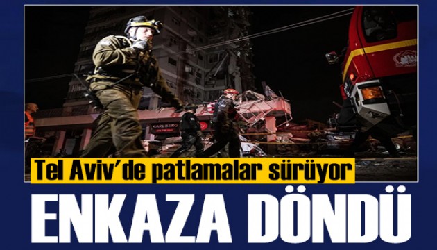 İsrail ile İran arasındaki savaş kaynıyor! Tel Aviv enkaza döndü