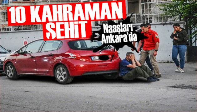 Eskişehir'de korkutan yangın! 10 şehidin naaşı Ankara'da