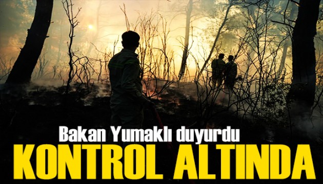 Bakan Yumaklı duyurdu: Çeşme'deki yangın kontrol altına alındı