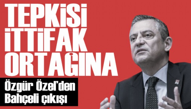 Özgür Özel'den dikkat çeken açıklama: Biz herkesle yürürüz