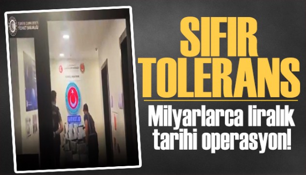 Bakanlıktan açıklama: Milyarlarca liralık tarihi operasyon!