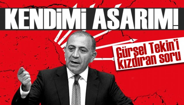 Gürsel Tekini öfkelendiren AK Parti sorusu: Kendimi asarım!