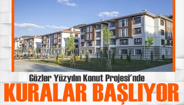Konut projesinde sona gelindi! Gözler kura çekimlerinde