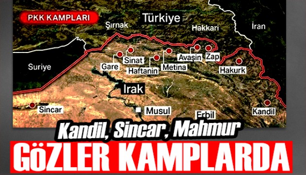 Gözler PKK kamplarında! Süreç içerisinde boşaltılması bekleniyor