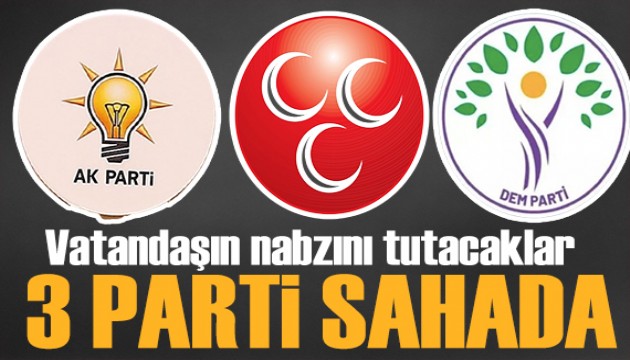 Gündem Terörsüz Türkiye! AK Parti, MHP ve DEM Parti sahaya iniyor