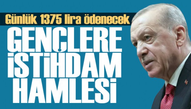 Cumhurbaşkanı Erdoğan duyurdu: Gençlere bin 1375 lira cep harçlığı!