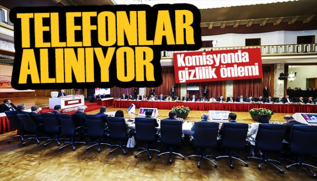 Terörsüz Türkiye komisyonunda telefon önlemi