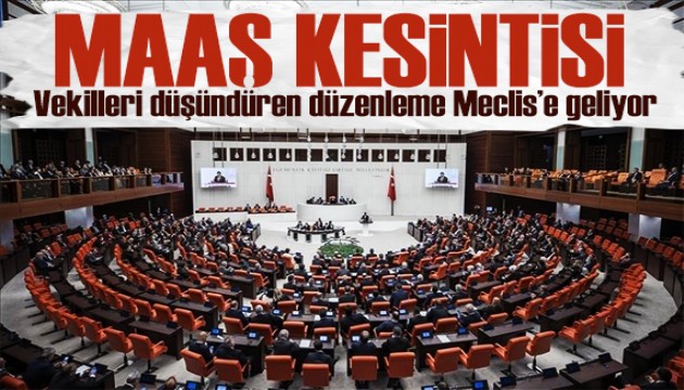 Meclis'e yeni sistem: Huzur bozan vekile maaş kesintisi