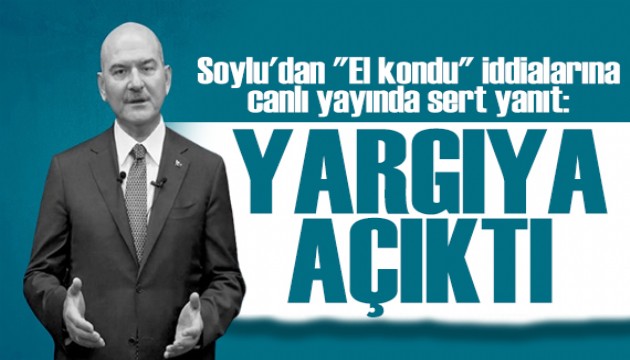 Soylu'dan İBB iddialarına sert çıkış: Her şey yargının denetimindeydi