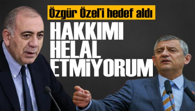 Gürsel Tekin'den sert çıkış: Hakkımı haram ediyorum