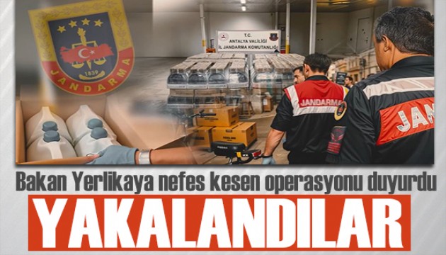 Nefes kesen operasyon! Bakan Yerlikaya duyurdu: 7 şüpheli yakalandı