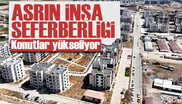 Deprem bölgesinde inşa seferberliği