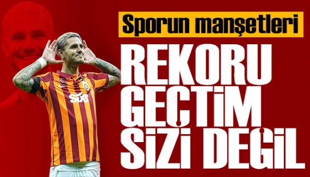 Rekoru geçtim sizi değil! Spor basını bugün ne yazdı? (23 Aralık)