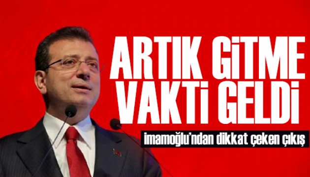 İmamoğlu iktidara seslendi: Millet koltuğu devralmaya hazırlanıyor