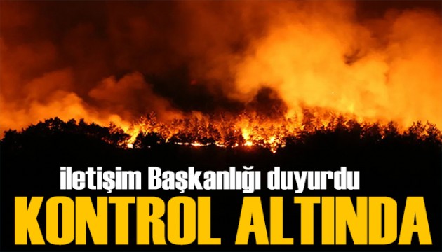 İletişim Başkanlığı'ndan orman yangını açıklaması: Hepsi kontrol altında