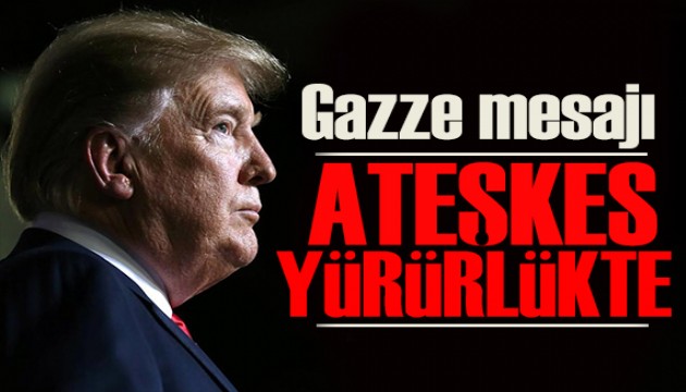 Trump'tan açıklama: Hamas ile barışın devam etmesini sağlamak istiyoruz