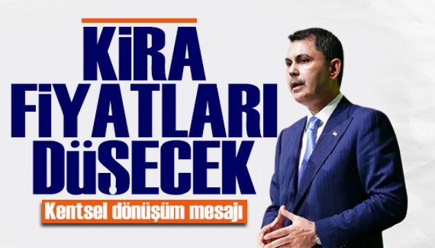 Bakan Kurum'dan kentsel dönüşüm mesajı: İstanbul'u 1 numaraya yerleştiriyoruz