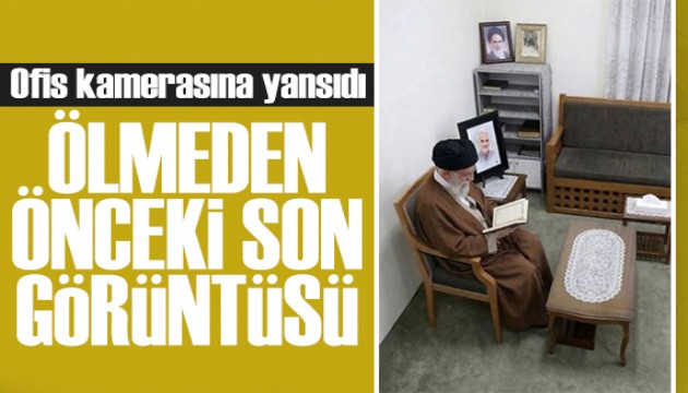 Hamaney'in son görüntüsü paylaşıldı! Kur'an okuduğu görüldü