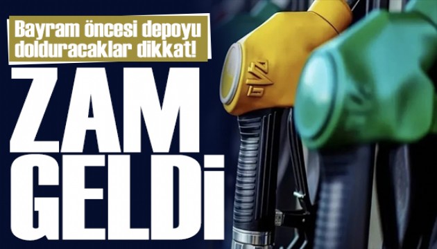 Bayram öncesi depoları dolduracaklar dikkat! Akaryakıta zam