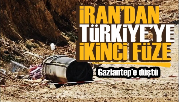 İran'dan Türkiye'ye ikinci füze! MSB'den açıklama